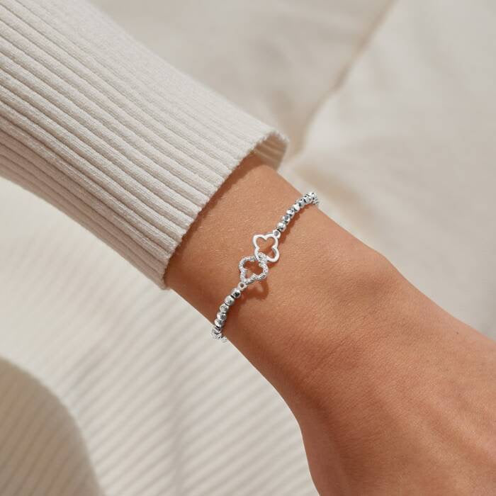 Joma Jewellery Forever Yours - Make Your Own Luck - Silver Plated Bracelet
