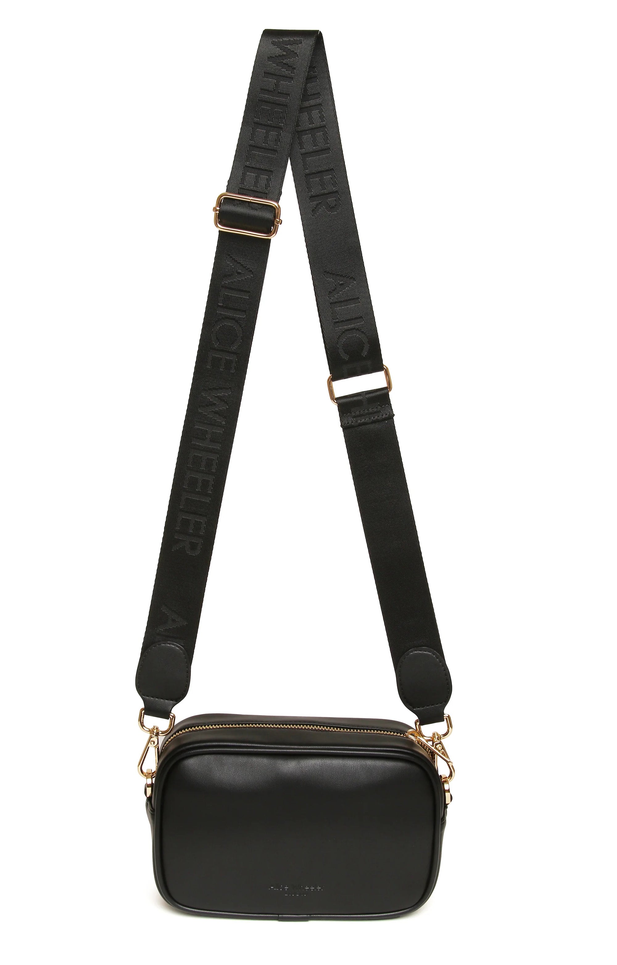 Alice Wheeler Light Leopard Pimlico Crossbody Bag - Black