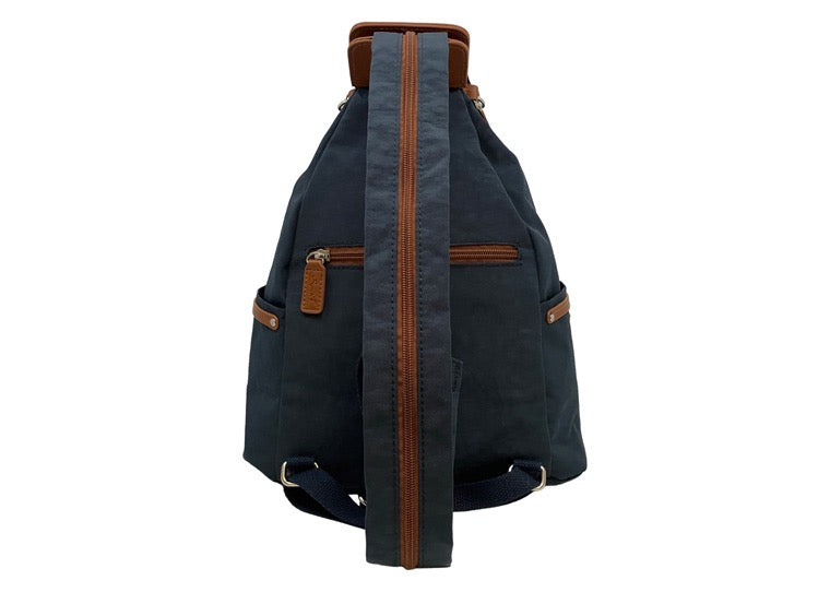 Spirit (9894) Lightweight Backpack - Navy/Tan
