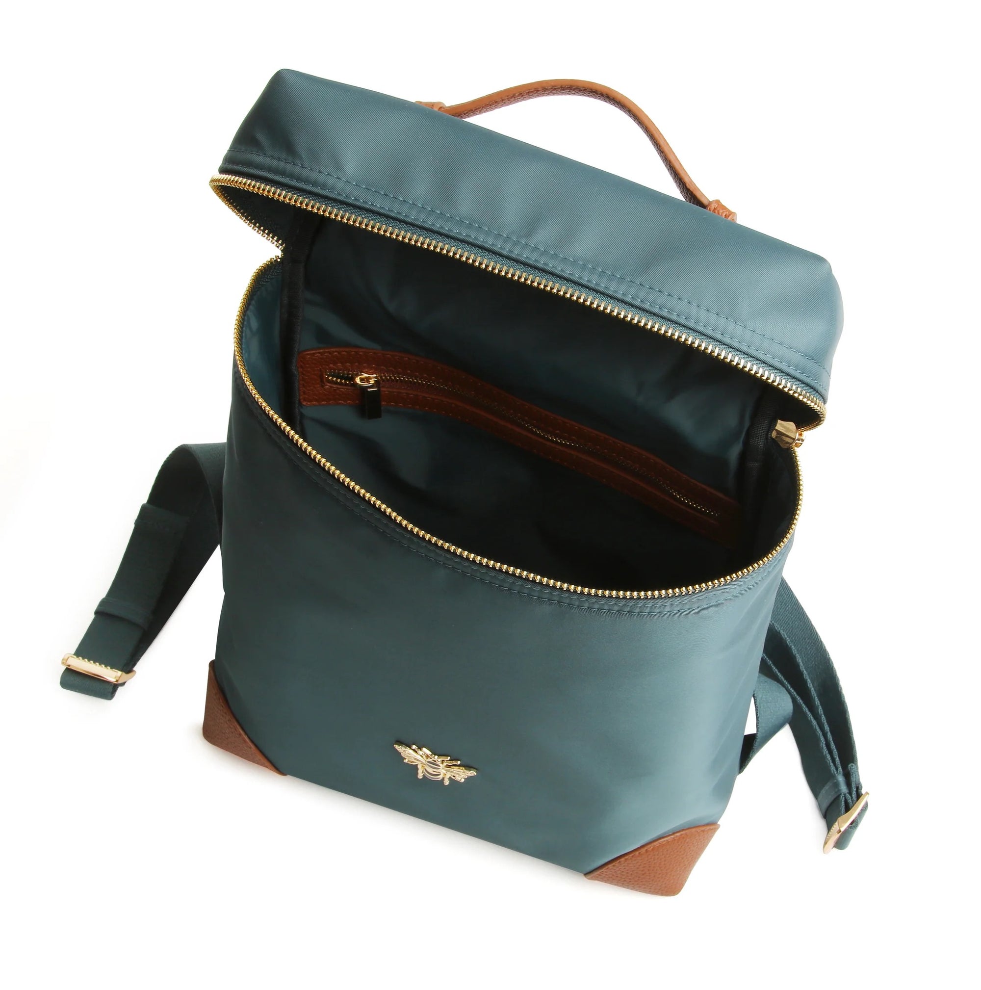 Teal Primrose Lightweight Backpack - Alice Wheeler London