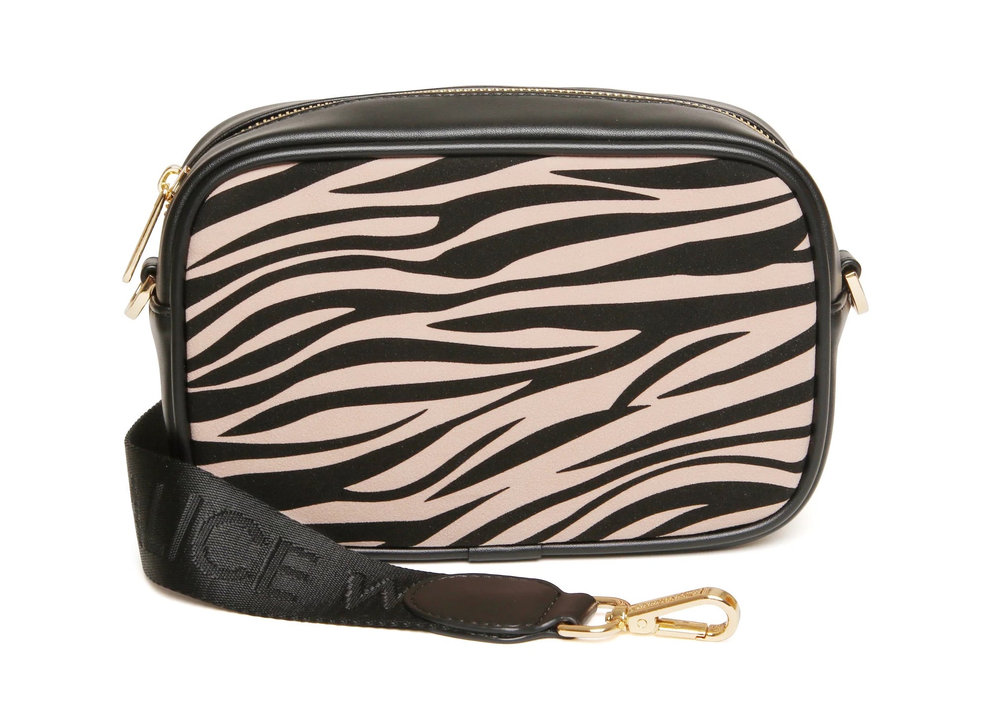 Alice Wheeler Dark Zebra Pimlico Crossbody Handbag - Black