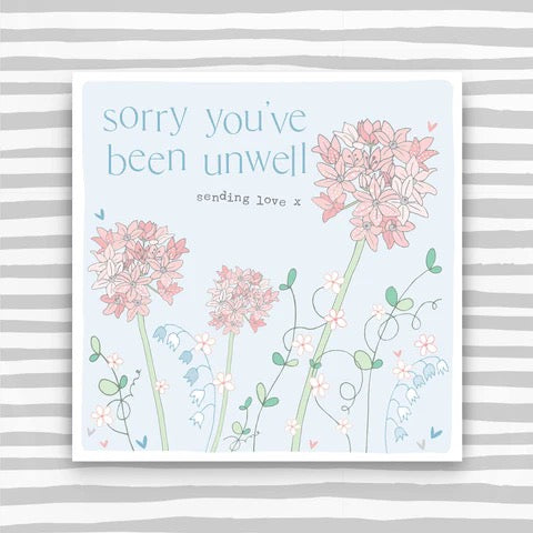 Molly Mae Sorry You've Been Unwell Floral Card