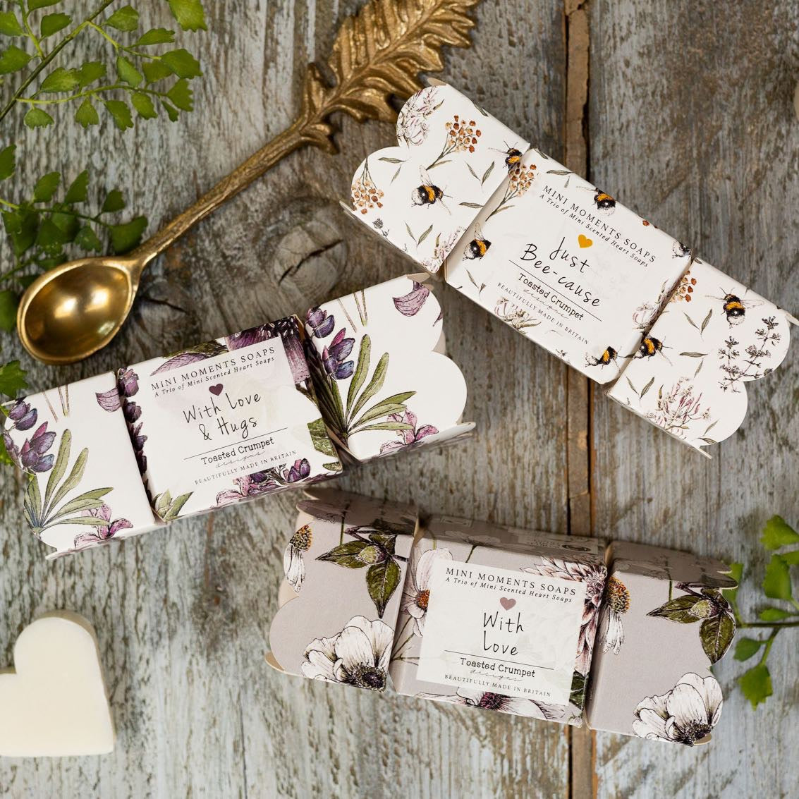 Toasted Crumpet - Bumblebee -Just Bee-cause - Mini Boxed Soaps