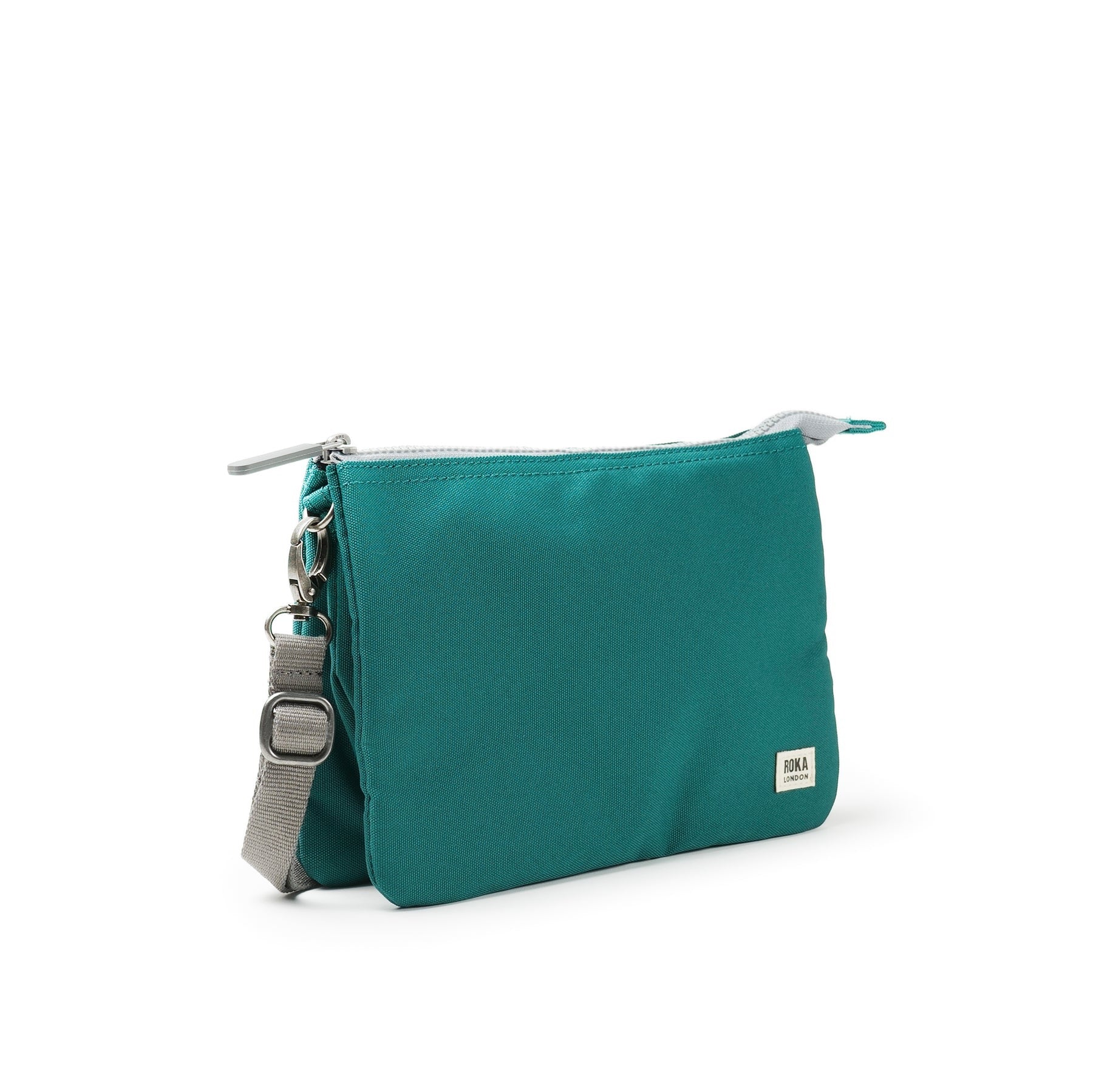 Roka Carnaby XL Crossbody-Recycled Canvas - TEAL