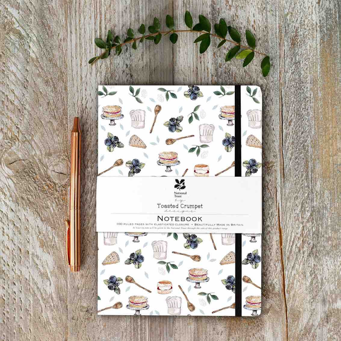 Toasted Crumpet - It's Cake Time - A5 Lined Notebook