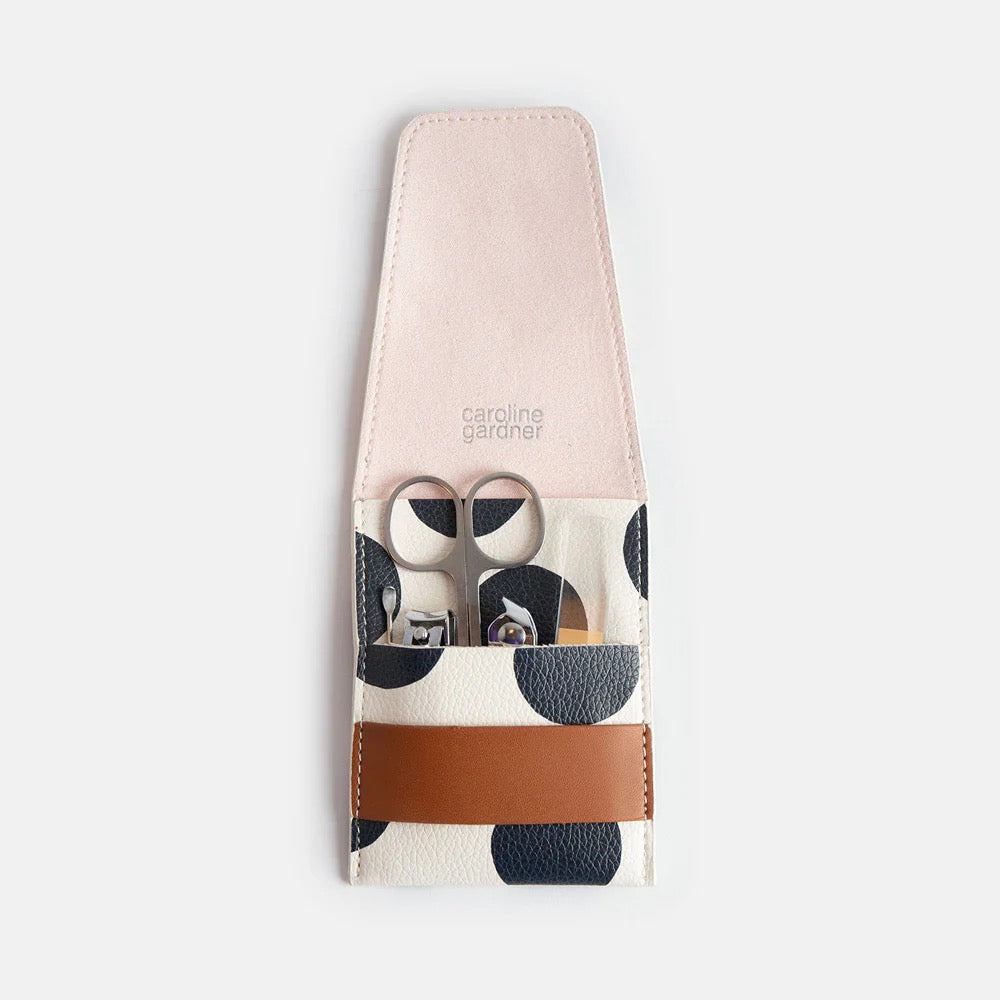 Caroline Gardner Monochrome Spot Manicure Set