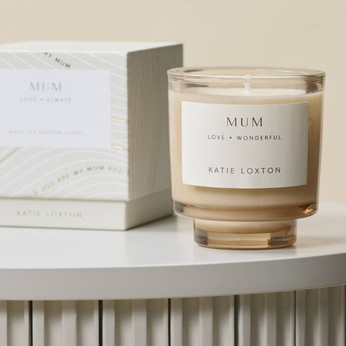 Katie Loxton Sentiment Candle - Mum - English Pear & White Tea