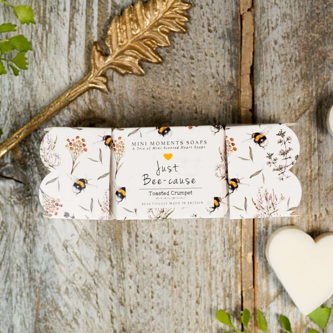 Toasted Crumpet - Bumblebee -Just Bee-cause - Mini Boxed Soaps