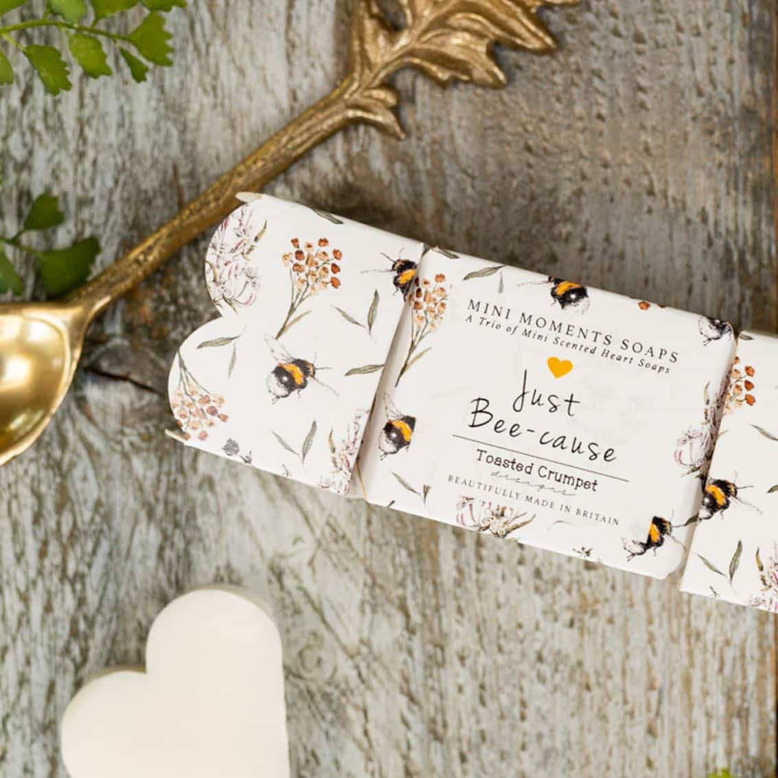 Toasted Crumpet - Bumblebee -Just Bee-cause - Mini Boxed Soaps