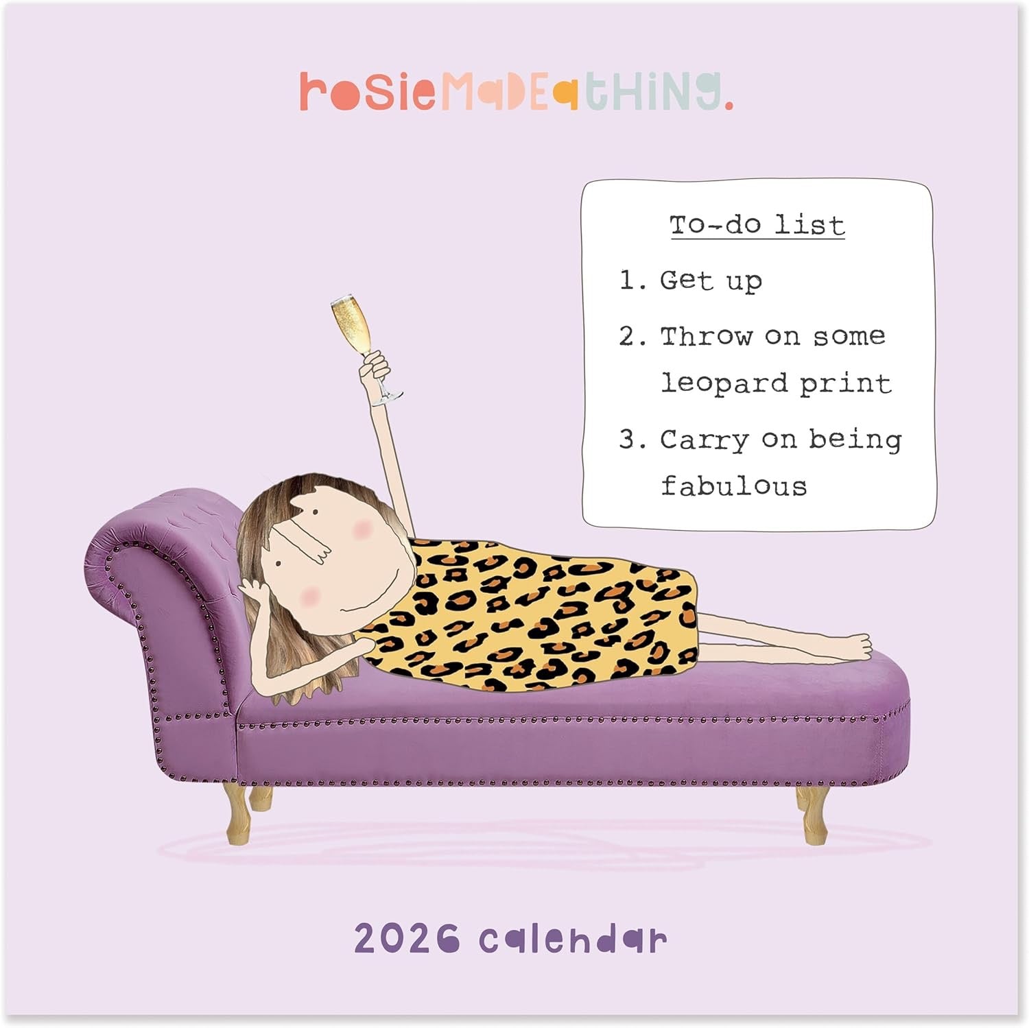 Rosie Made a Thing Large Square Calendar 2026