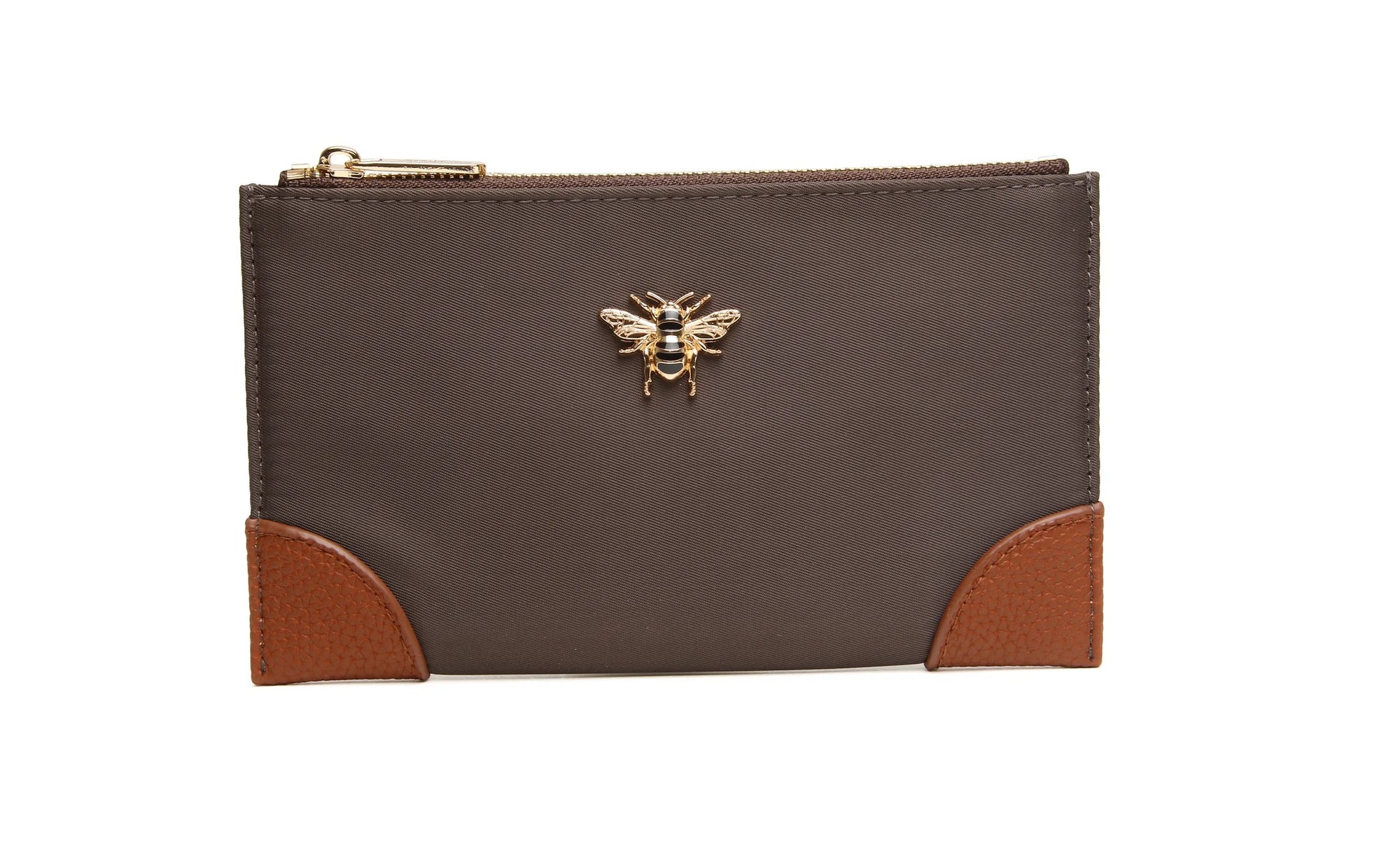 Alice Wheeler - Brompton Purse - Chocolate/Tan