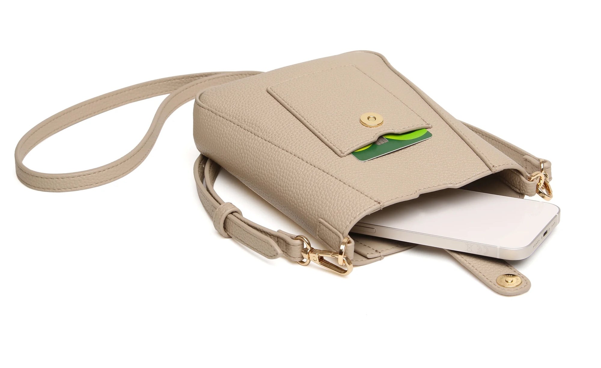 Alice Wheeler - Stone - Kensington Phone Crossbody Bag