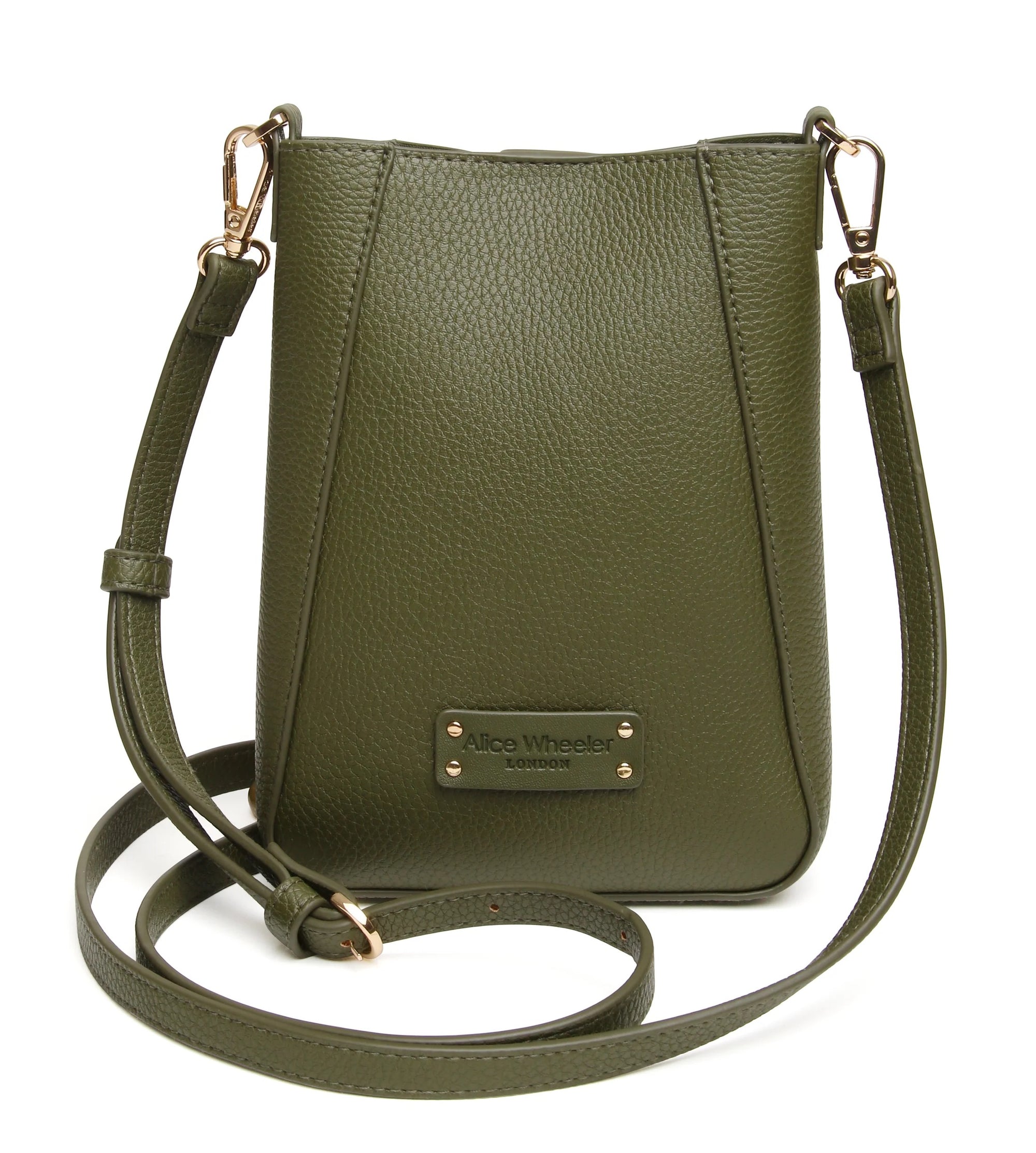 Alice Wheeler - Olive Green - Kensington Phone Crossbody Bag