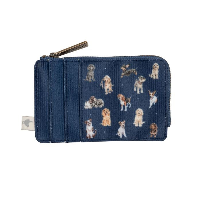 Wrendale Designs 'A Dog's Life' Dog Coin & Card Purse - Dark Blue