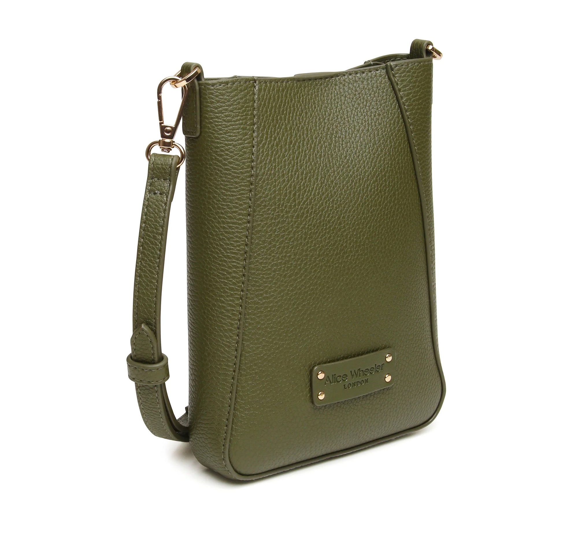 Alice Wheeler - Olive Green - Kensington Phone Crossbody Bag