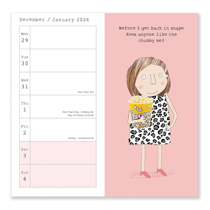Rosie Made a Thing Slim Diary 2026