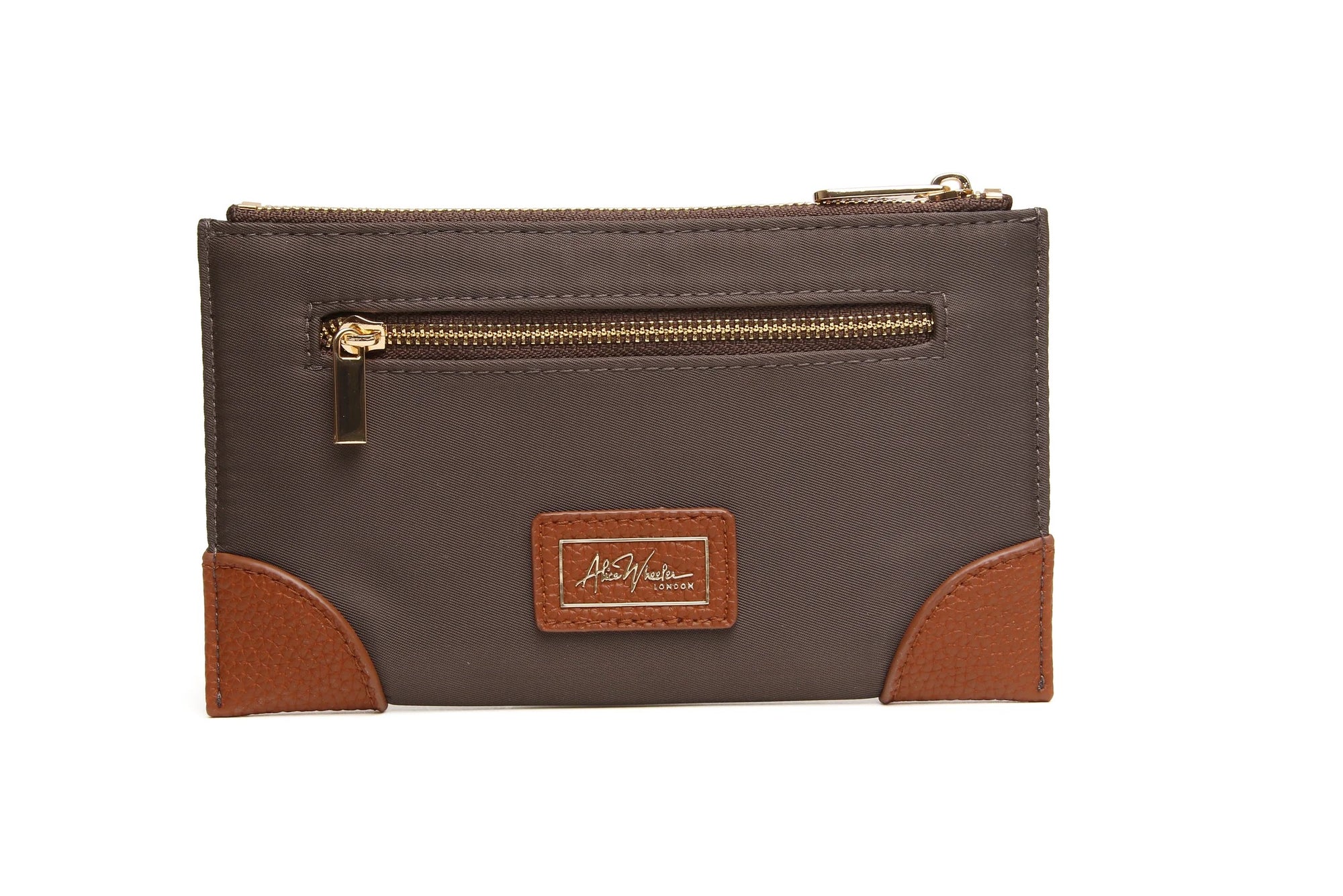 Alice Wheeler - Brompton Purse - Chocolate/Tan
