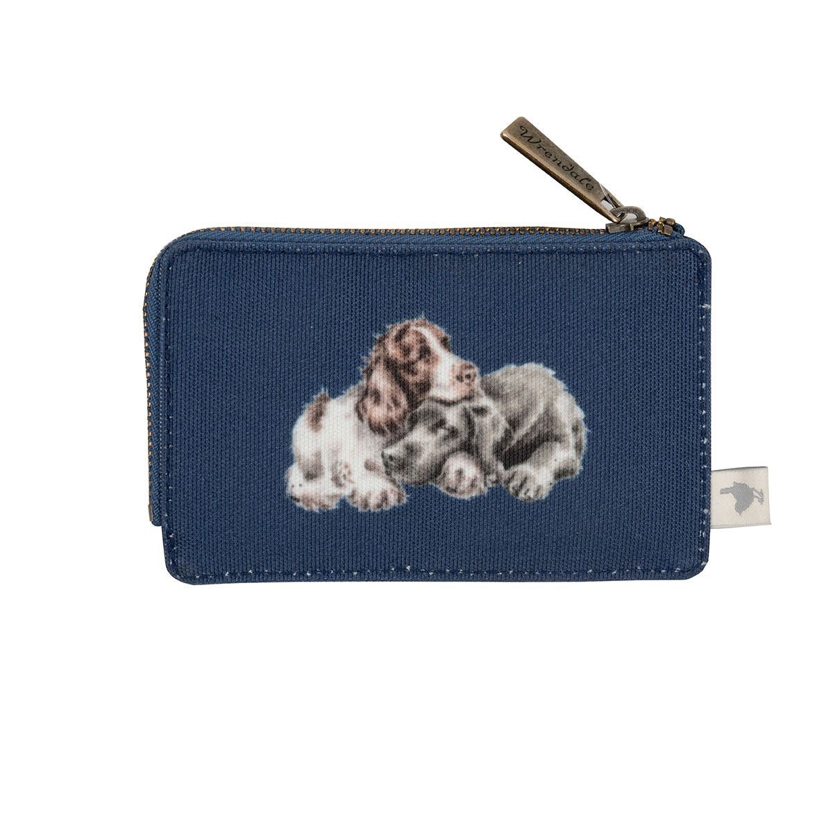 Wrendale Designs 'A Dog's Life' Dog Coin & Card Purse - Dark Blue