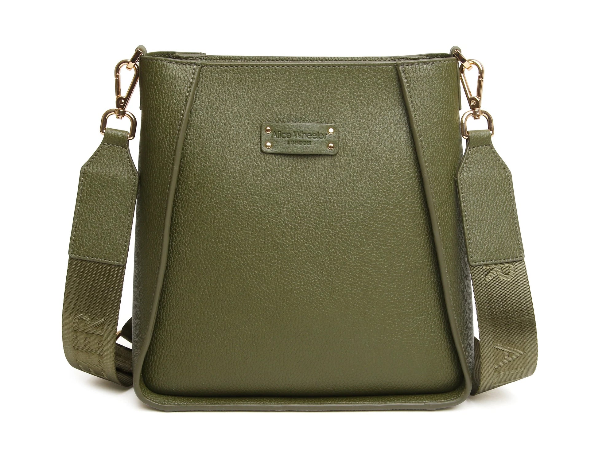 Alice Wheeler - Olive Green - Kensington Medium Upright Crossbody Bag