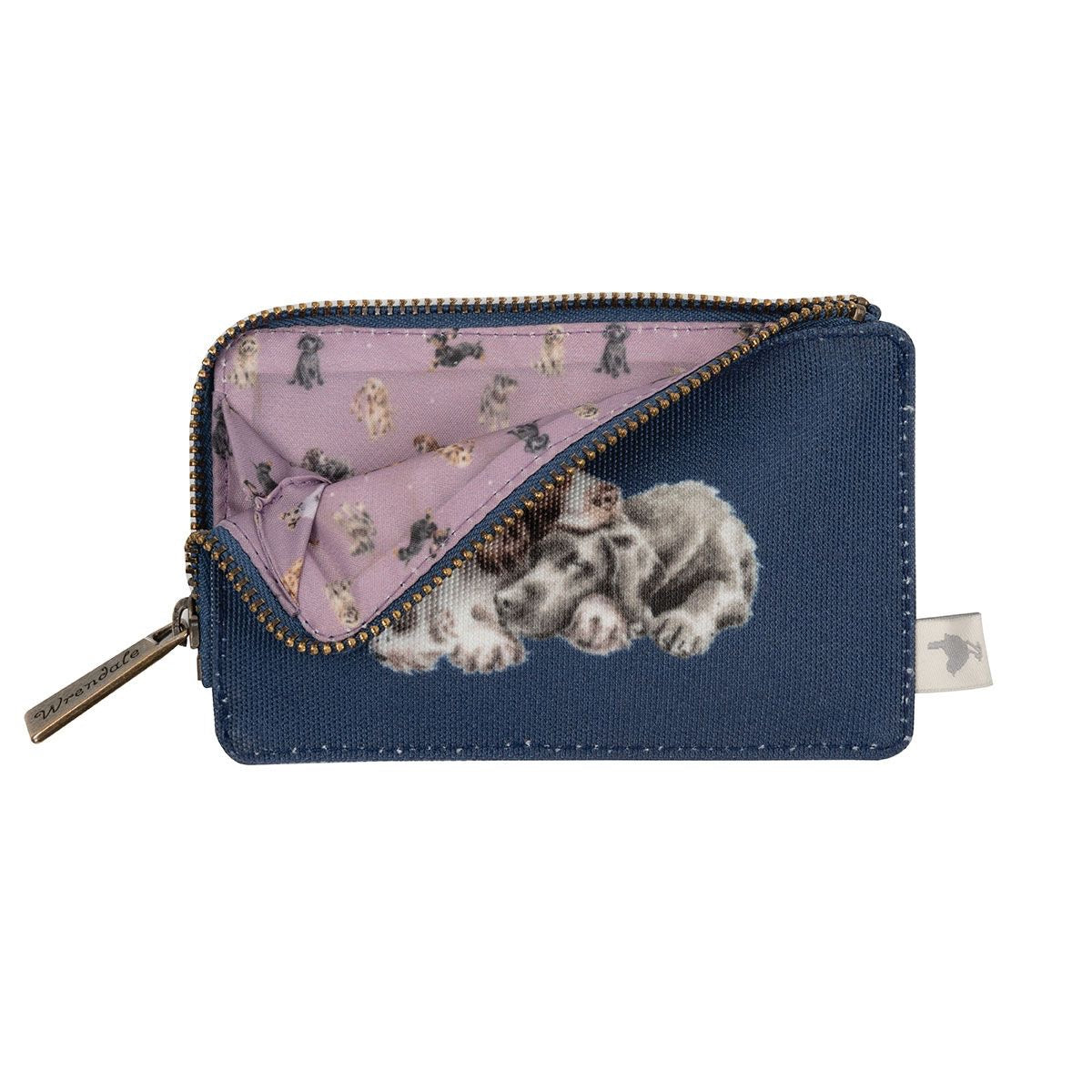 Wrendale Designs 'A Dog's Life' Dog Coin & Card Purse - Dark Blue