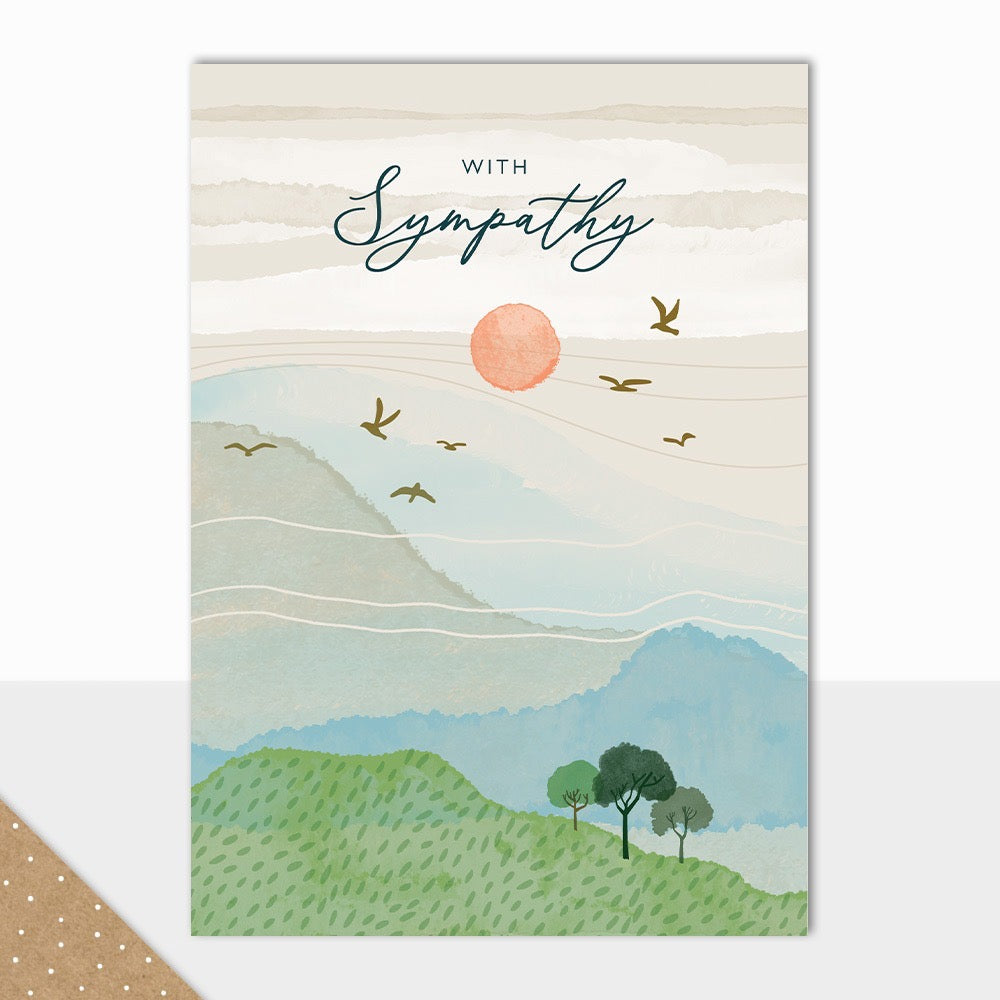 Laura Darrington With Sympathy Scenery Card