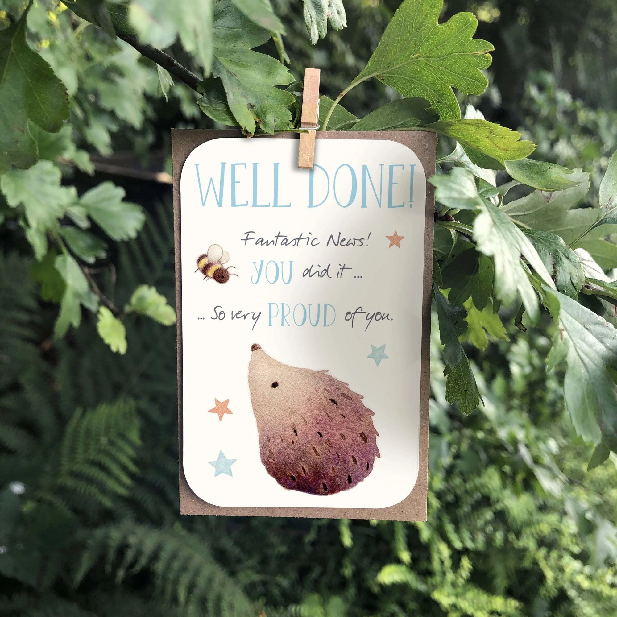 MINI KEEPSAKE - Well Done - Blank Mini Card - Ginger Betty