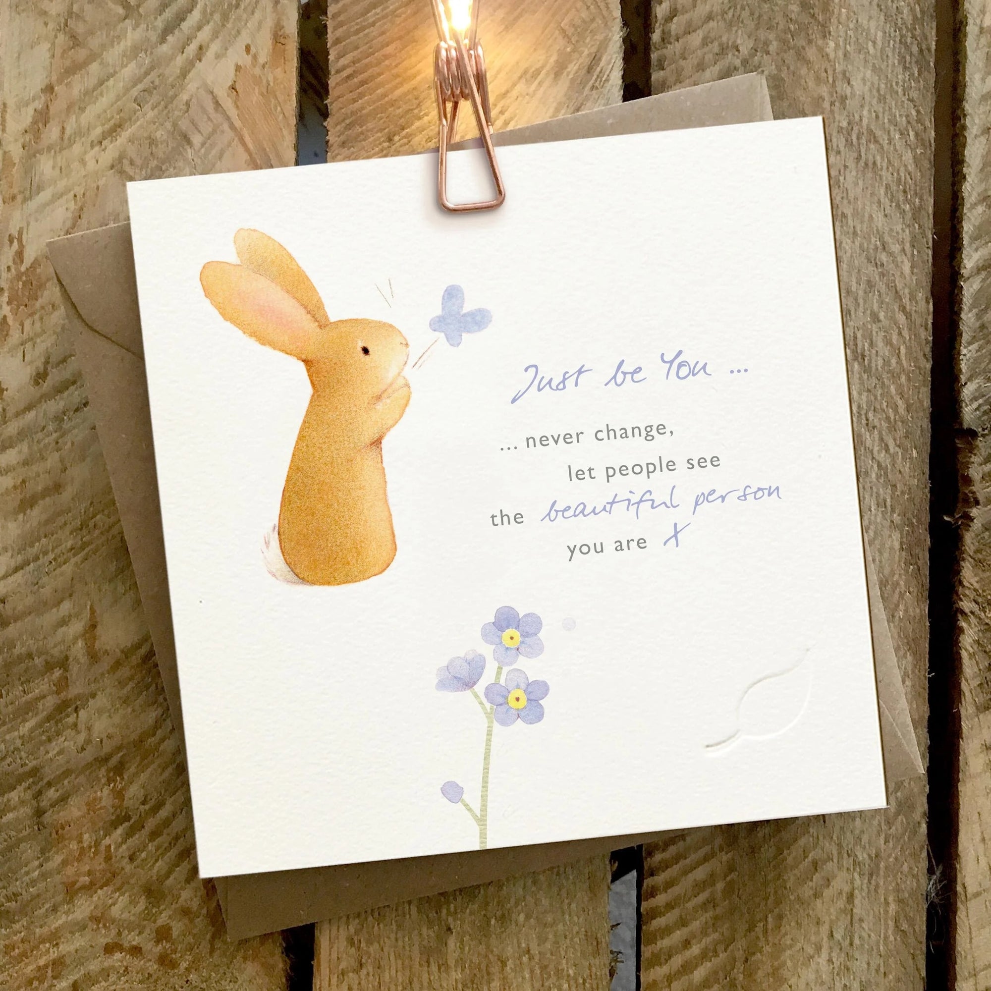 Ginger Betty - Just Be You - Sentiment Blank Card