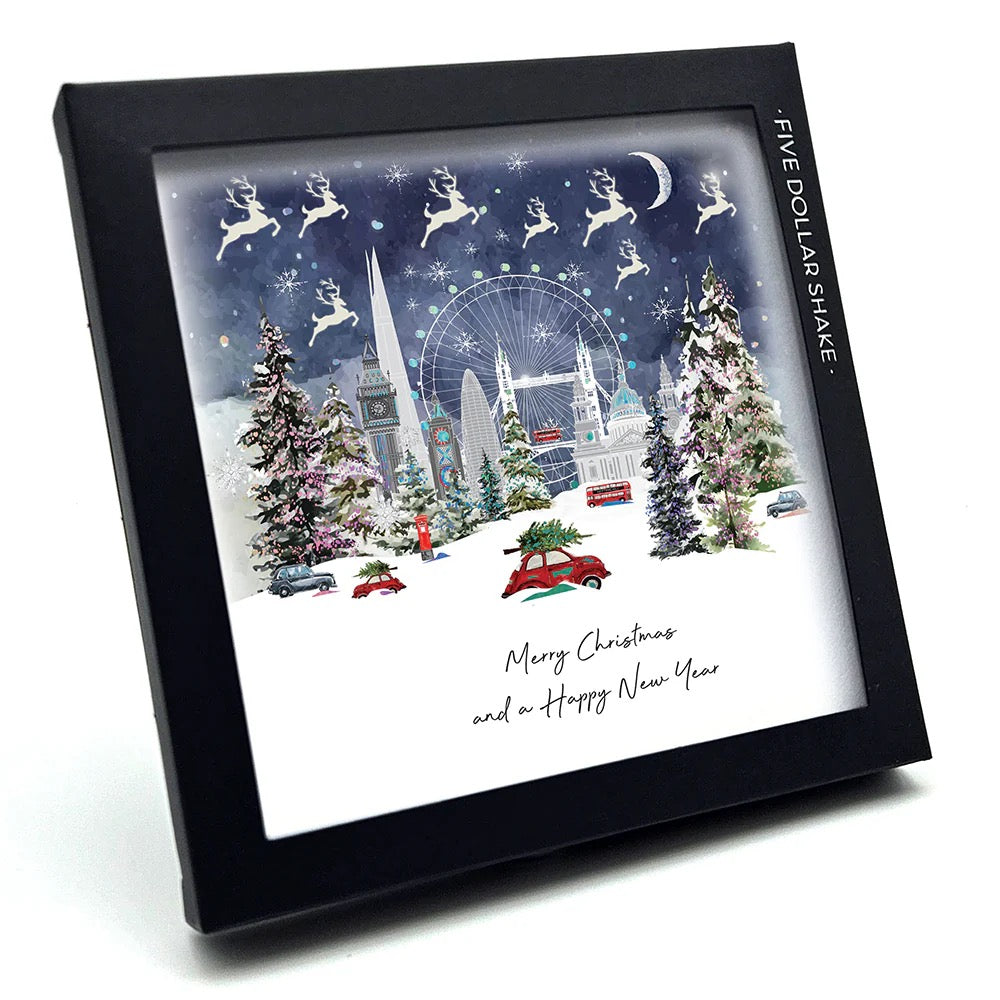 Five Dollar Shake London - Christmas PACK OF 6 BOXED Blank Christmas Cards
