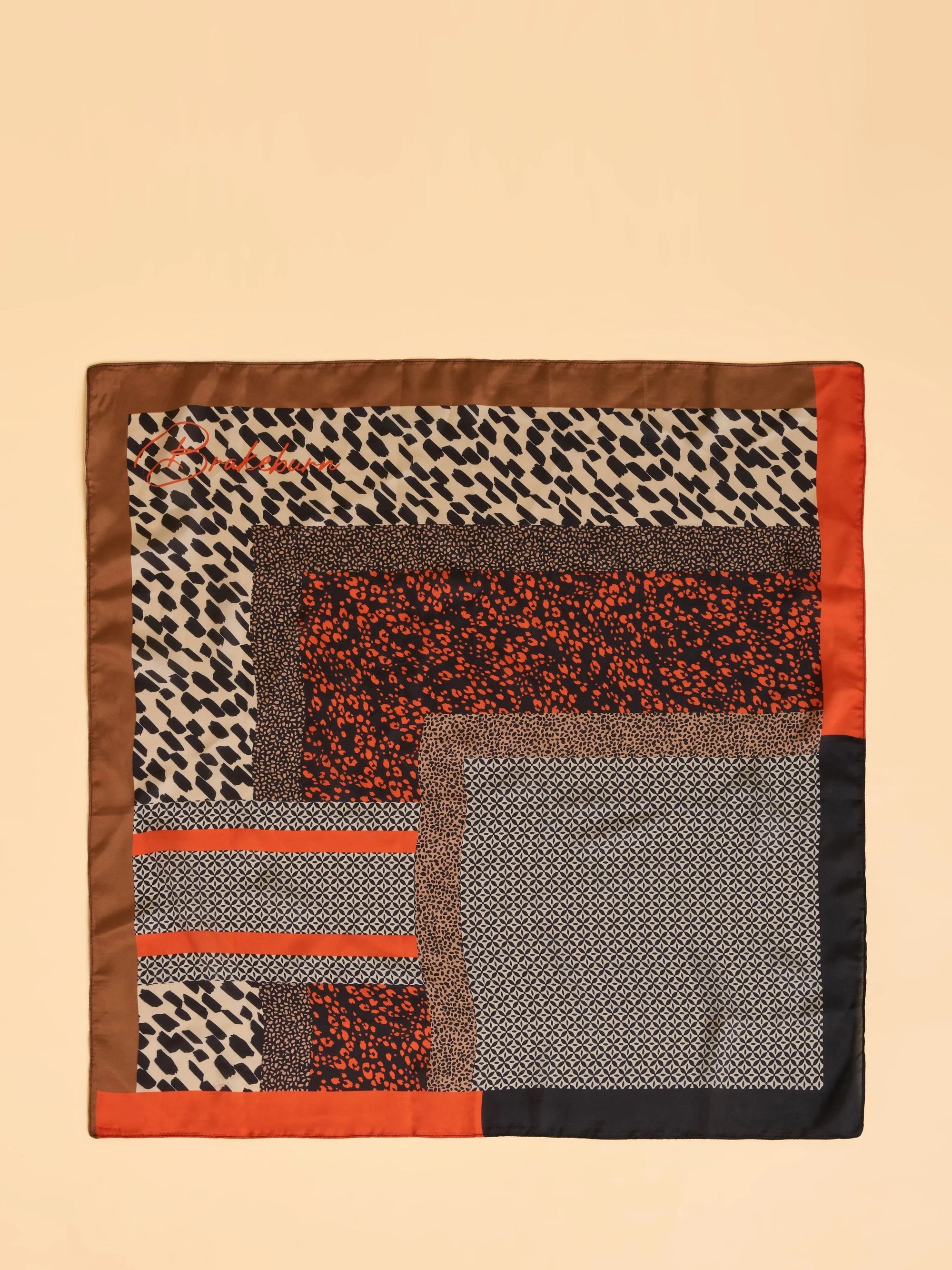Brakeburn Driftwood Silky Scarf- Multi
