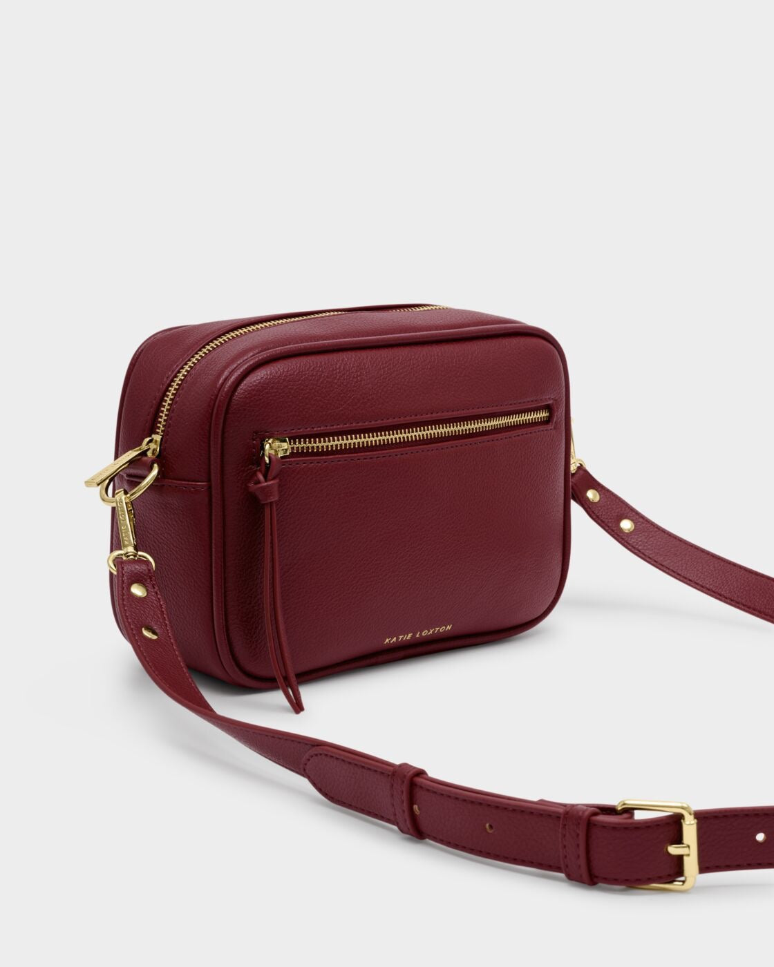 Katie Loxton Hallie Double Strap Crossbody Bag - Cherry