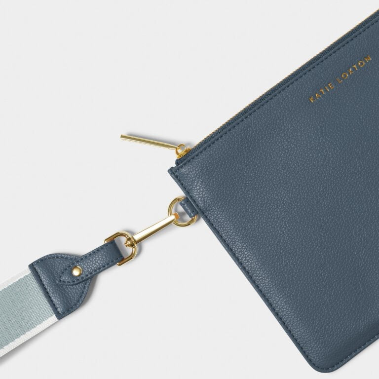 Katie Loxton Zana Wristlet Pouch - Light Navy