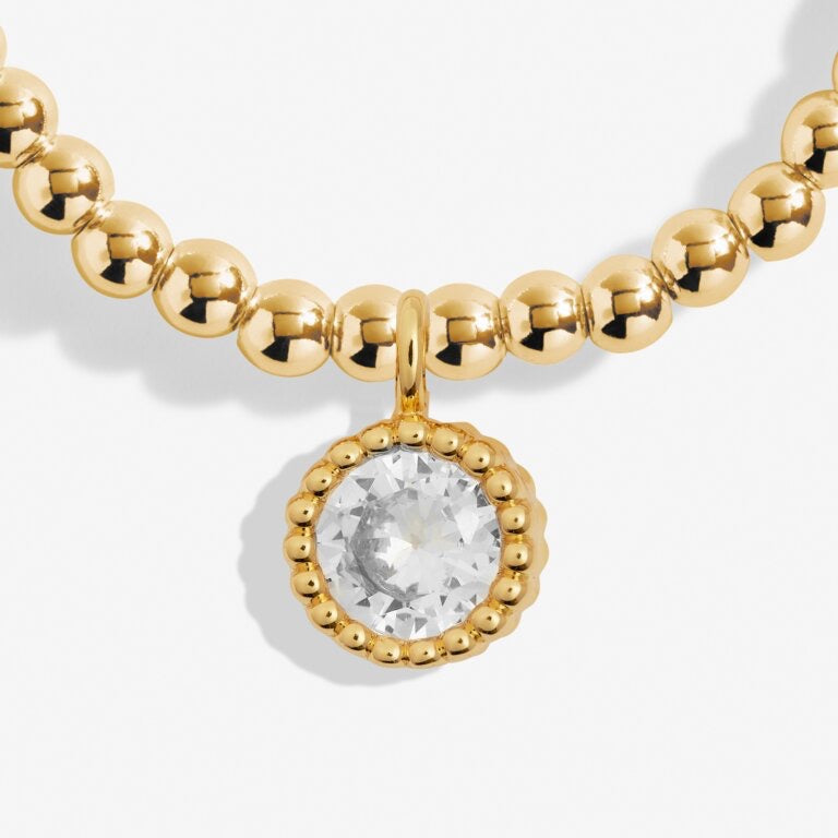 Joma Jewellery - A little Happy 60th Birthday Bracelet - Gold