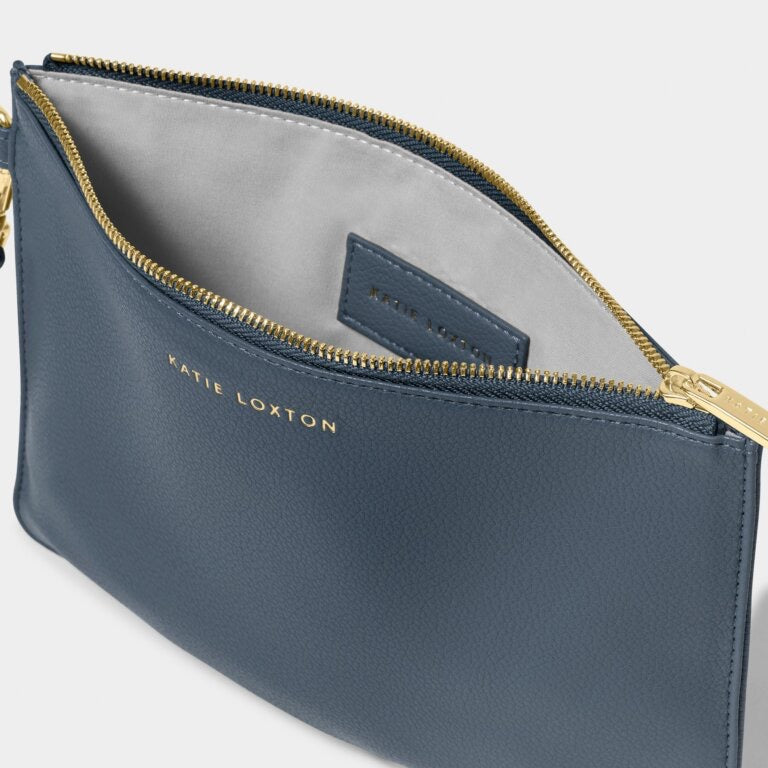 Katie Loxton Zana Wristlet Pouch - Light Navy