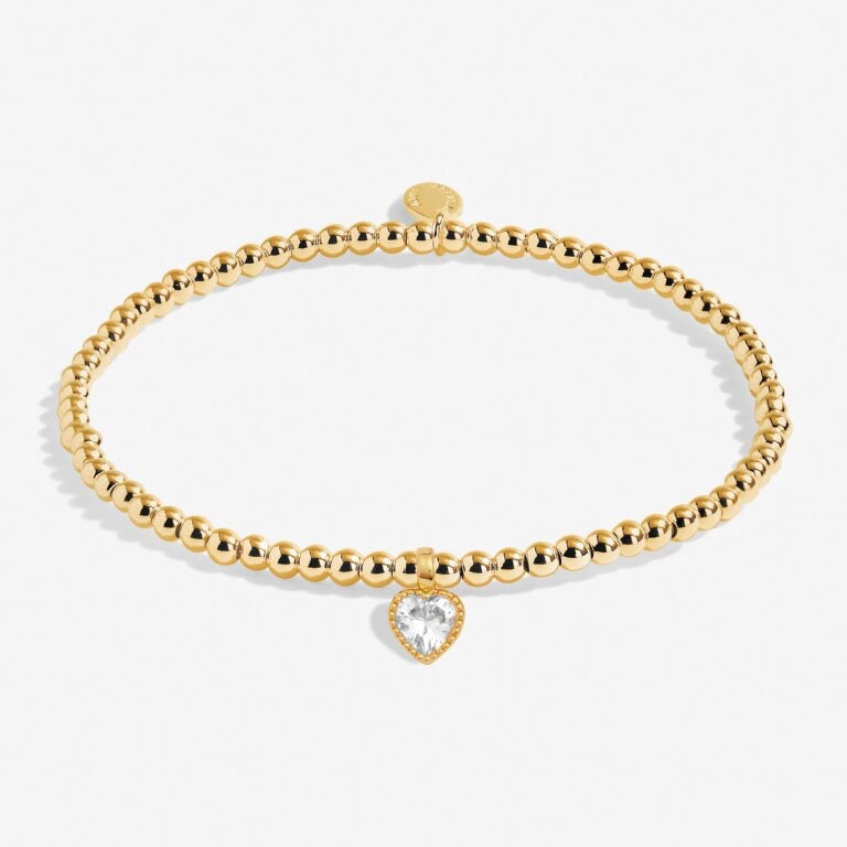 Joma Jewellery - A little Happy 50th Birthday Bracelet - Gold