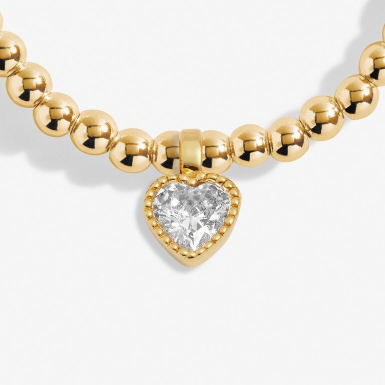 Joma Jewellery - A little Happy 50th Birthday Bracelet - Gold
