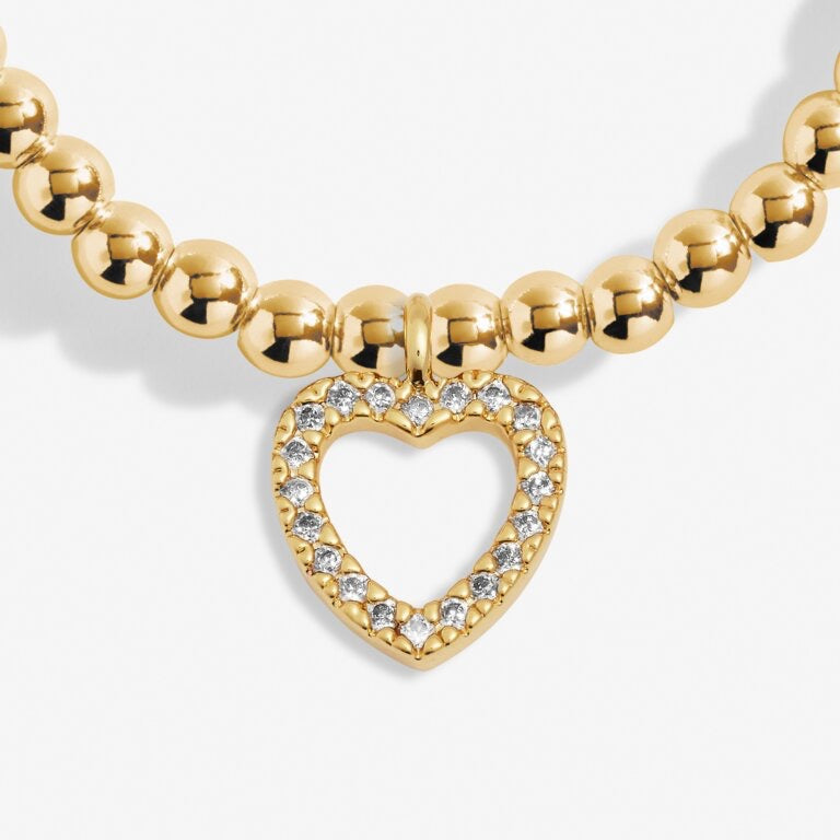 Joma Jewellery - A little Happy 40th Birthday Bracelet - Gold