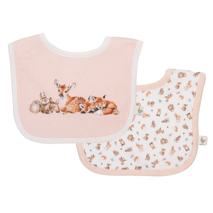 Little Forest Woodland Animal Bib Gift Set - The Little Wren by Wrendale Designs
