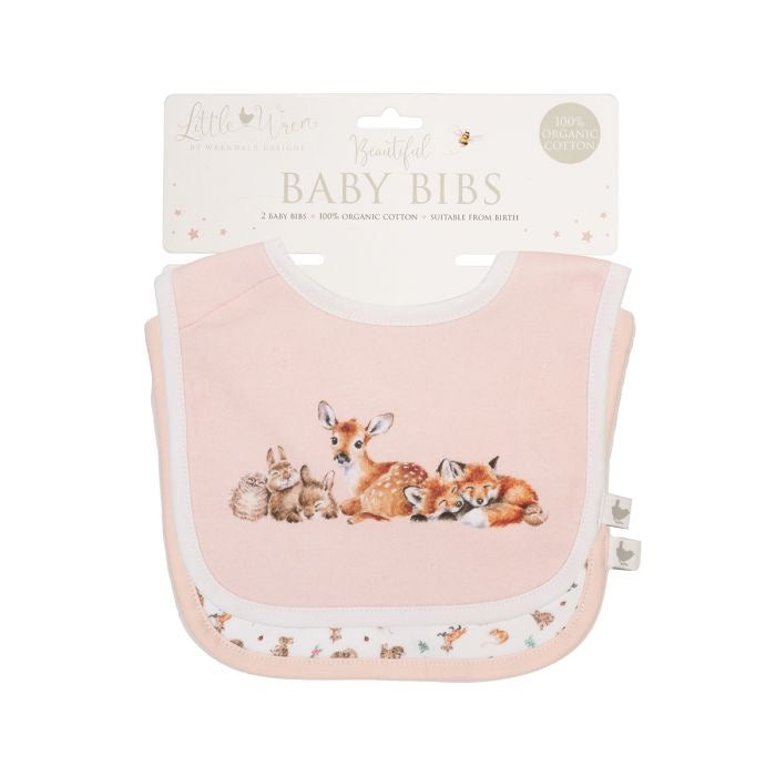 Little Forest Woodland Animal Bib Gift Set - The Little Wren by Wrendale Designs