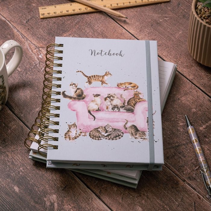 Cattitude A5 Notebook - Wrendale Designs