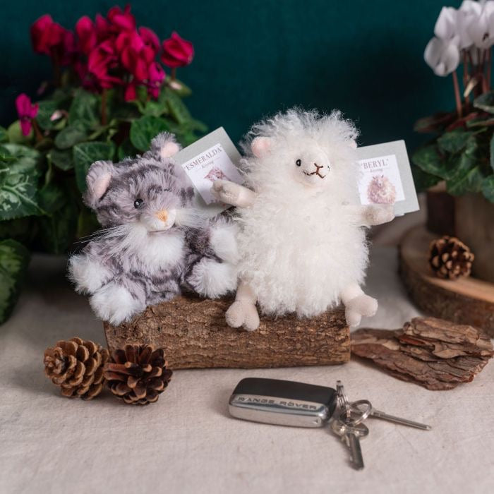 Sheep Plush Keyring - Wrendale Designs