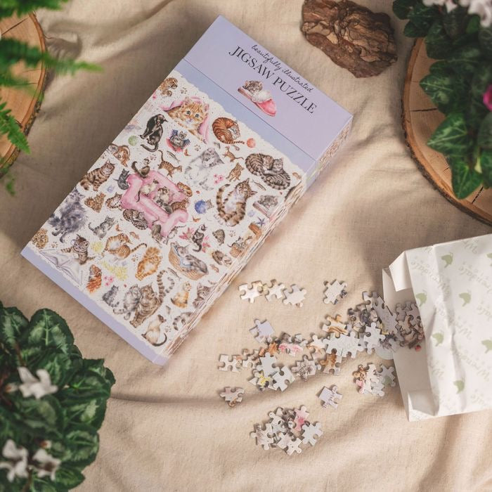 Wrendale Designs Feline Friends Cat Puzzle - 1000 piece