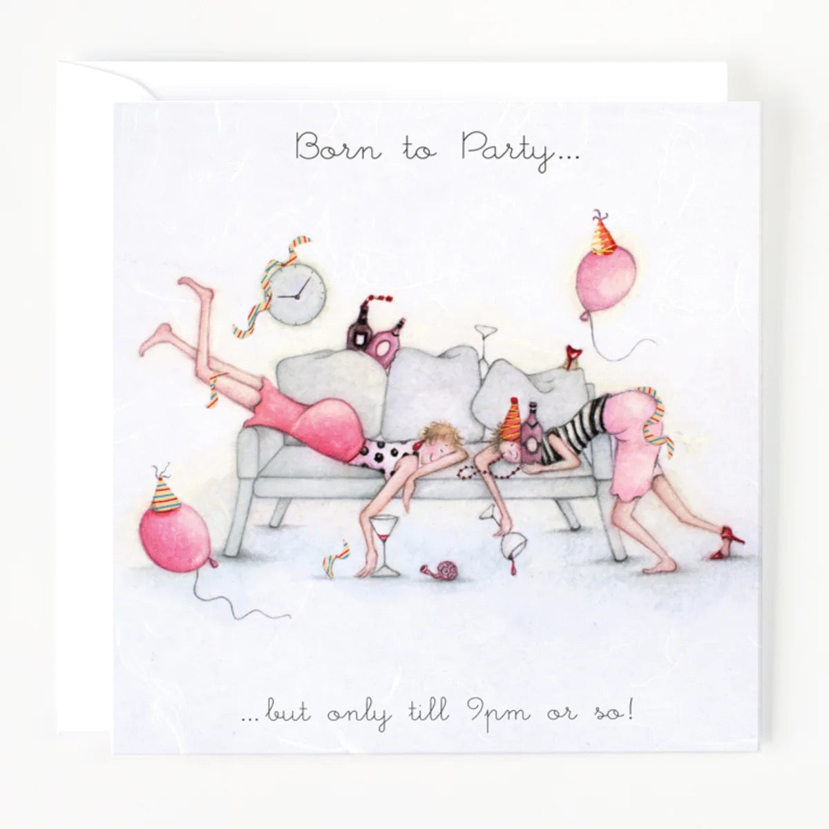 Berni Parker Blank Card -Born to Party
