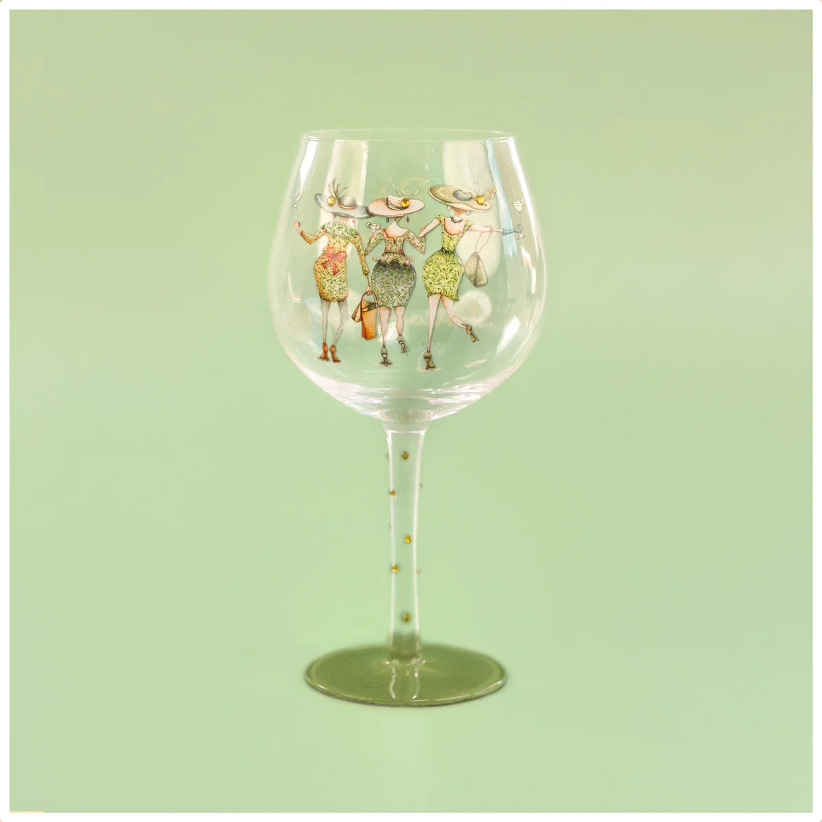 Berni Parker Gin Glass- It’s Gin O’Clock