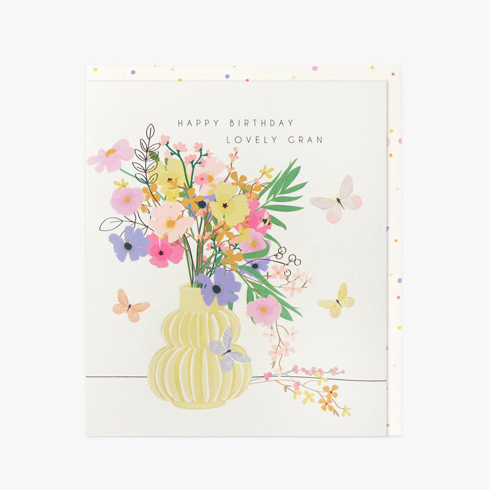 Belly Button Happy Birthday Lovely Gran Card