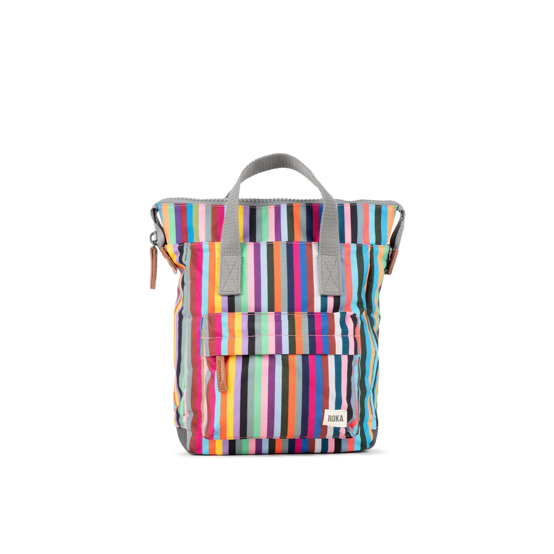 Roka Bantry B Backpack-Recycled Canvas - Limited Edition - Multi Stripe