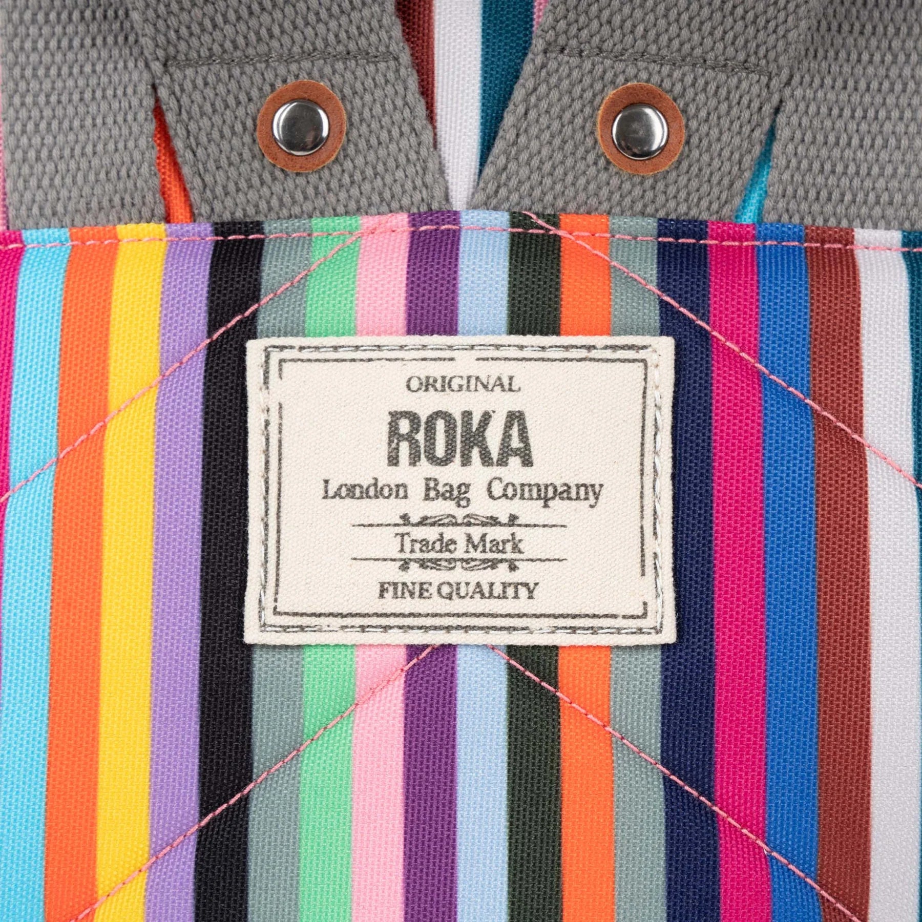 Roka Bantry B Backpack-Recycled Canvas - Limited Edition - Multi Stripe