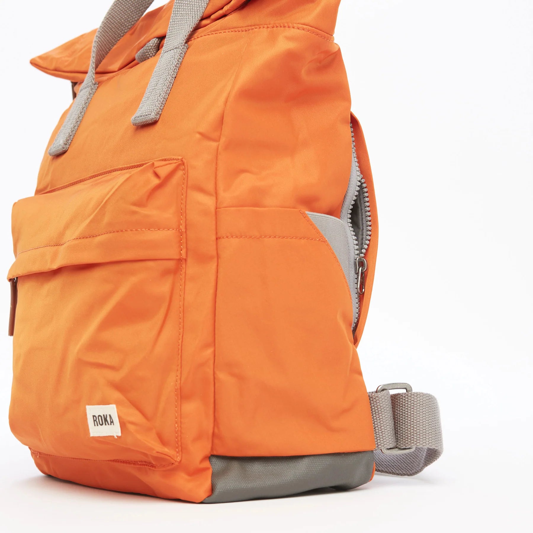 Roka Canfield B Backpack-Recycled Nylon - SMALL - Burnt Orange