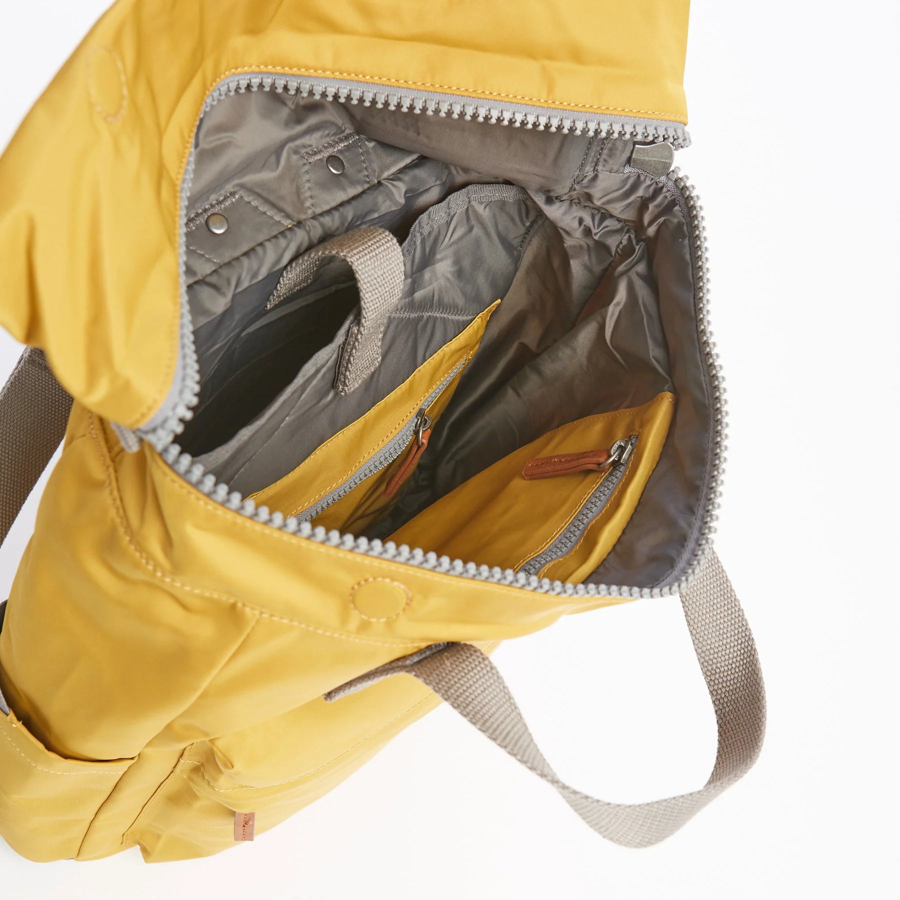 Roka Canfield B Backpack-Recycled Nylon - SMALL - Corn (mustard)