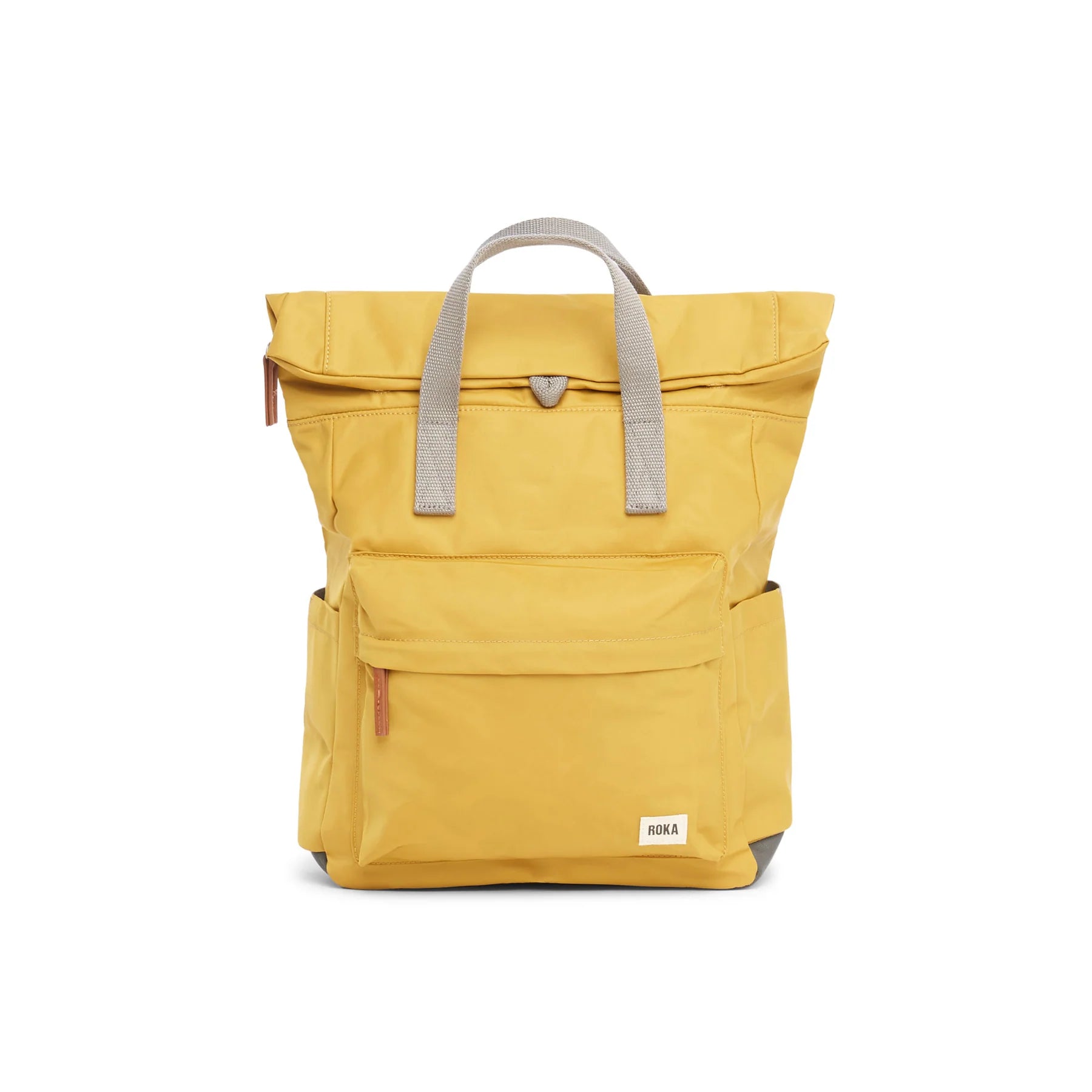 Roka Canfield B Backpack-Recycled Nylon - SMALL - Corn (mustard)