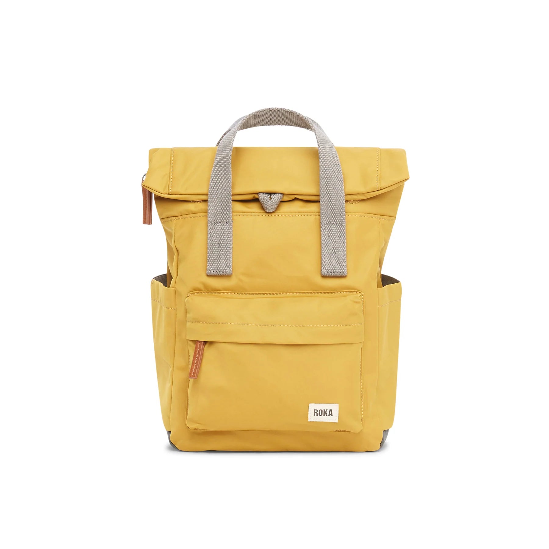 Roka Canfield B Backpack-Recycled Nylon - SMALL - Corn (mustard)